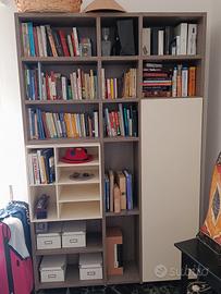Libreria da salotto con mobile porta TV