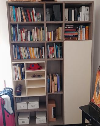 Libreria da salotto con mobile porta TV