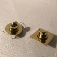 Faretti CEUP ottone massiccio e vetro
