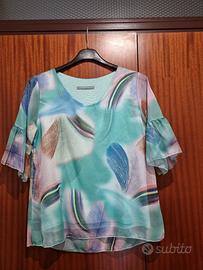 Blusa fantasia manica corta