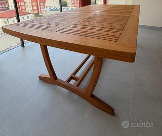Tavolo legno massello allungabile