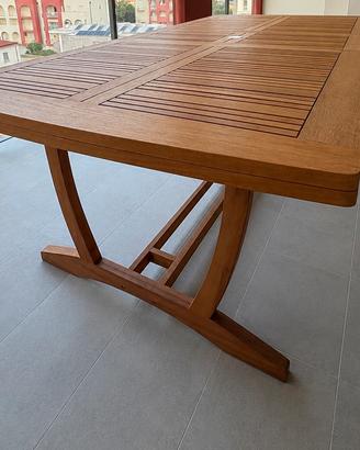 Tavolo legno massello allungabile