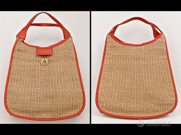 Borsa Nannini Firenze originale in paglia e pelle