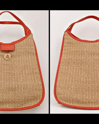 Borsa Nannini Firenze originale in paglia e pelle