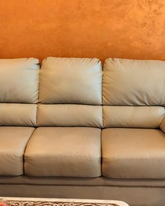 Divano 3 posti ecopelle 