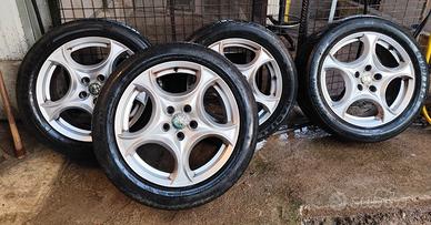 4 cerchi 17" per alfa romeo 5 fori