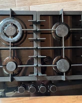 Piano cottura gas 4 fuochi