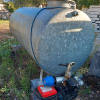 cisterna zincata con autoclave 