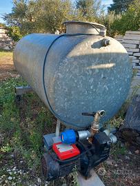 cisterna zincata con autoclave 