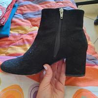 scarpe donna mezzo stivaletto nero n.37