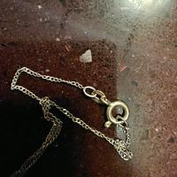 Collana Vintage in Oro 14k ,Ciondolo Corallo