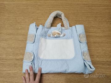 Borsa cambio neonati fasciatoio portatile cotone