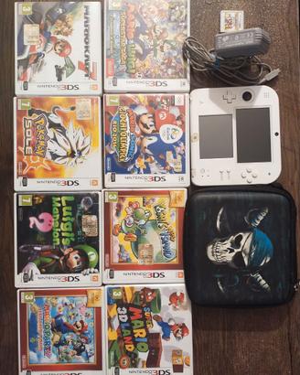 nintendo 2DS con giochi