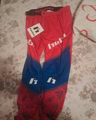 pantaloni da trial hebo nuovi con cartellino