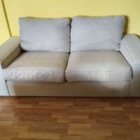 Divano 2 posti beige Ikea kivik