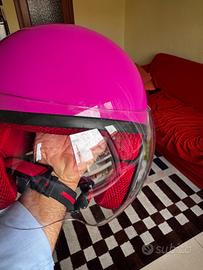 Casco moto bambina
