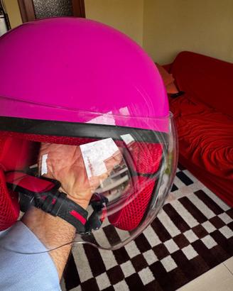 Casco moto bambina