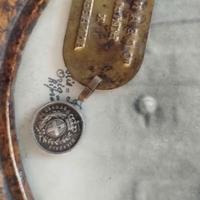 medaglia e piastrina militare 