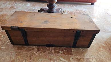 Baule in legno  1° e 2° guerra mondiale 