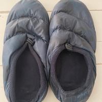 Pantofole invernali nero grigio mimetico