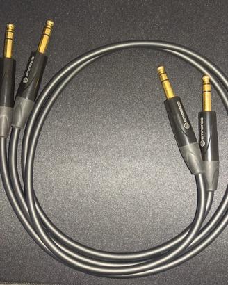 Coppia cavi bilanciati Van Damme 1 Metro trs