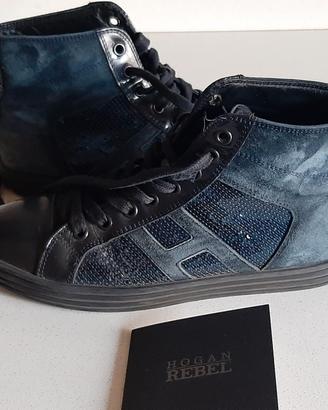scarpe Hogan Rebel blu nr 36