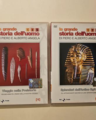 2 dischetti La grande storia dell'uomo Rai 