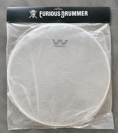 PELLE DRUM CASSA 18" BATTENTE TRASPARENTE WAMBOOKA