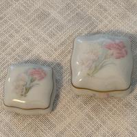 Porcellane Limoges coppia scatoline