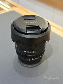 Obiettivo Sony FE 1.8/20 G E-mount