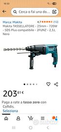 TASSELLATORE MAKITA da 720W - attacco SDS Plus