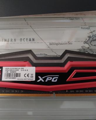 RAM ddr4 8 Gb Adata XPG led rgb