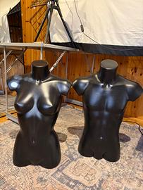 8 Manichini Busto • 4 uomo 4 donna