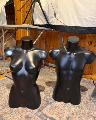 8 Manichini Busto • 4 uomo 4 donna