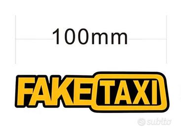 5x Adesivi FakeTaxi per auto moto scooter barca 
