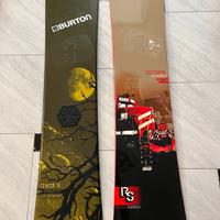 Tavole Snowboard Burton 158 // Rossignol 163 