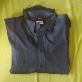 Camicia a maniche lunghe nera