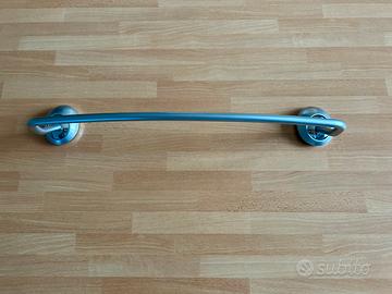 PORTA SALVIETTE BAGNO IN ACCIAIO  SATINATO