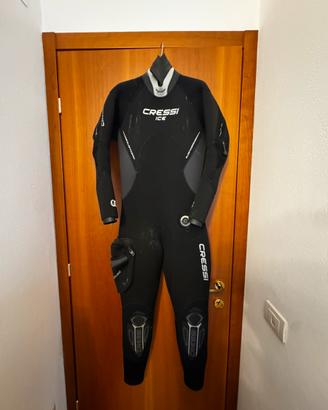 Muta semi stagna Cressi Ice 7 mm taglia M