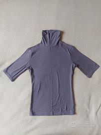 Maglietta sottogiacca marrone-grigio manica corta