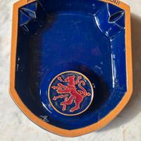 Posacenere ceramica vintage XI° Btg. t. Leonessa