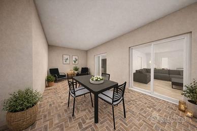 a Bedizzole Trilocale piano terra in casale ristru