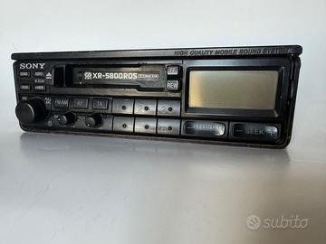 Sony Xr5800RDS Radio Cassetta Stereo Vintage