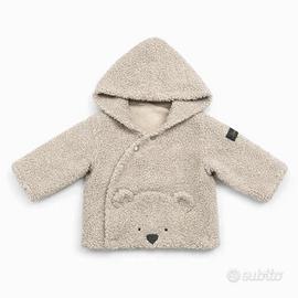 
Giacca bimbo Il Gufo teddy con cappuccio
