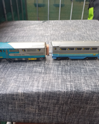 Trenino in latta santa fe made in germany