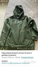 felpa  bambino Emporio Ammaini 14 anni