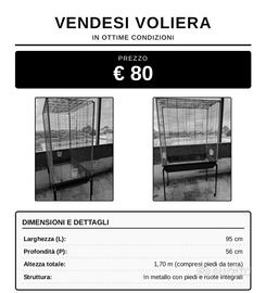 Voliera usata