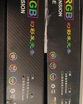 copertura argb sync per cavi  24 pin 8 pin