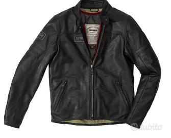 Giubbino moto pelle Spidi Vintage