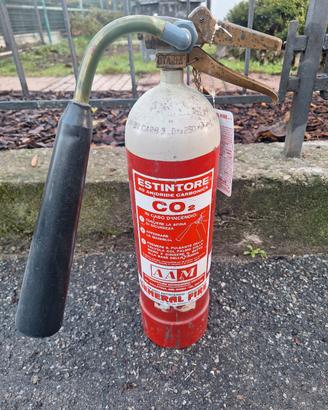 estintore co2 vintage